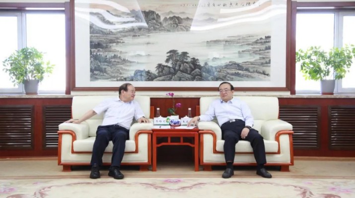 石培文董事长拜访甘肃省农村信用社联合社