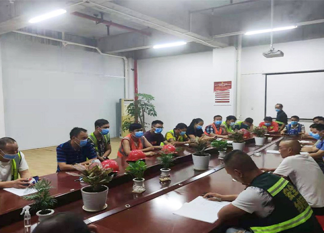 回顾2021多宝(中国)建筑开展“安全生产月” 活动